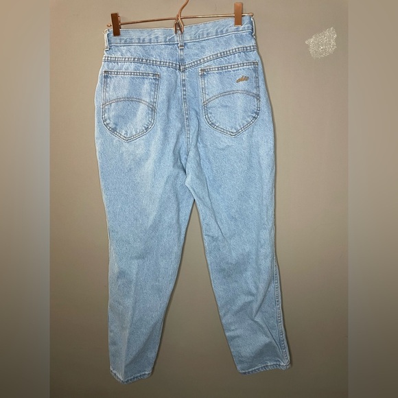 Chic Vintage High Rise Jeans Light Blue Women's Size 12 petite - Picture 3 of 7